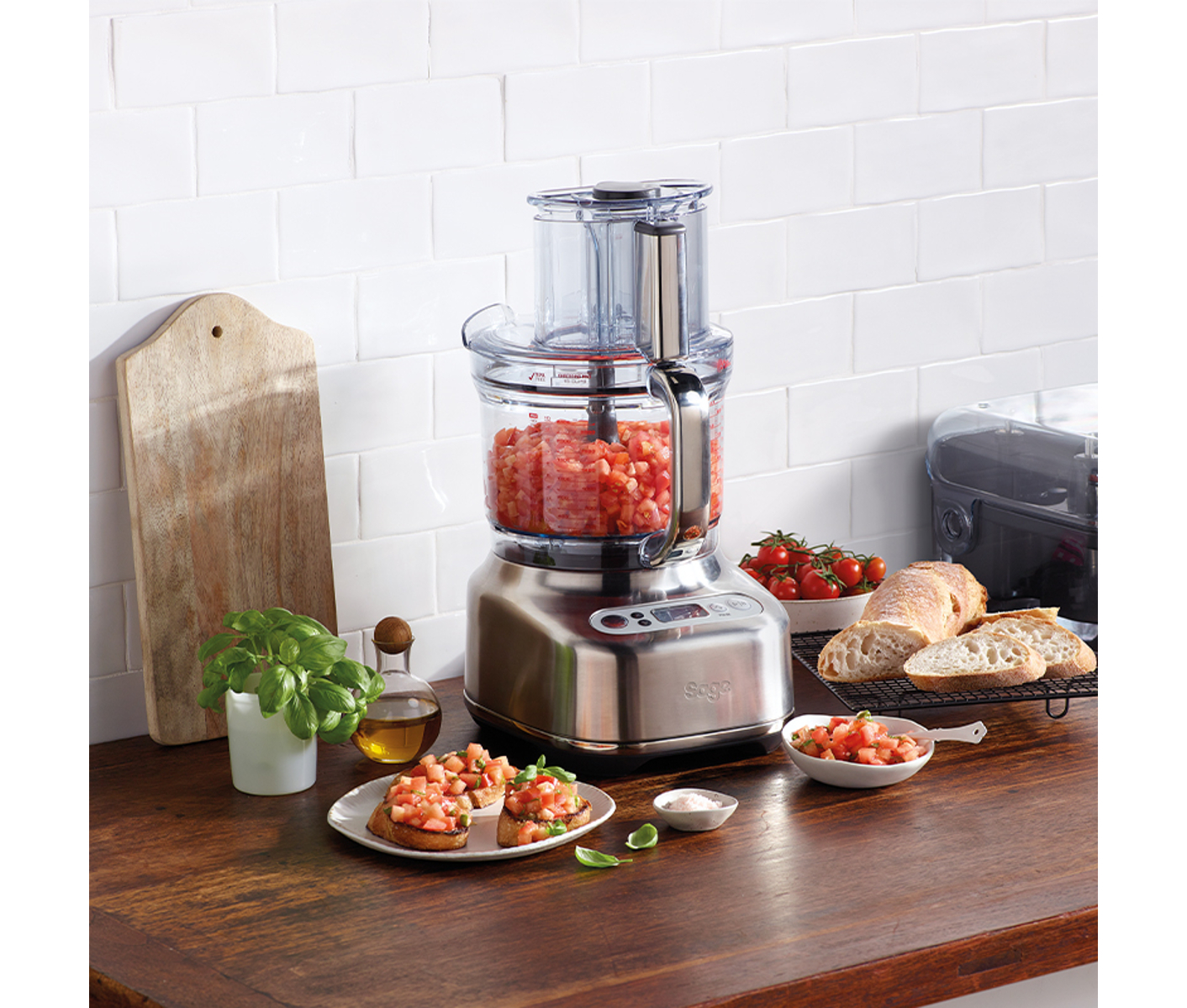 Sage Food processor Brushed Stainless Steel