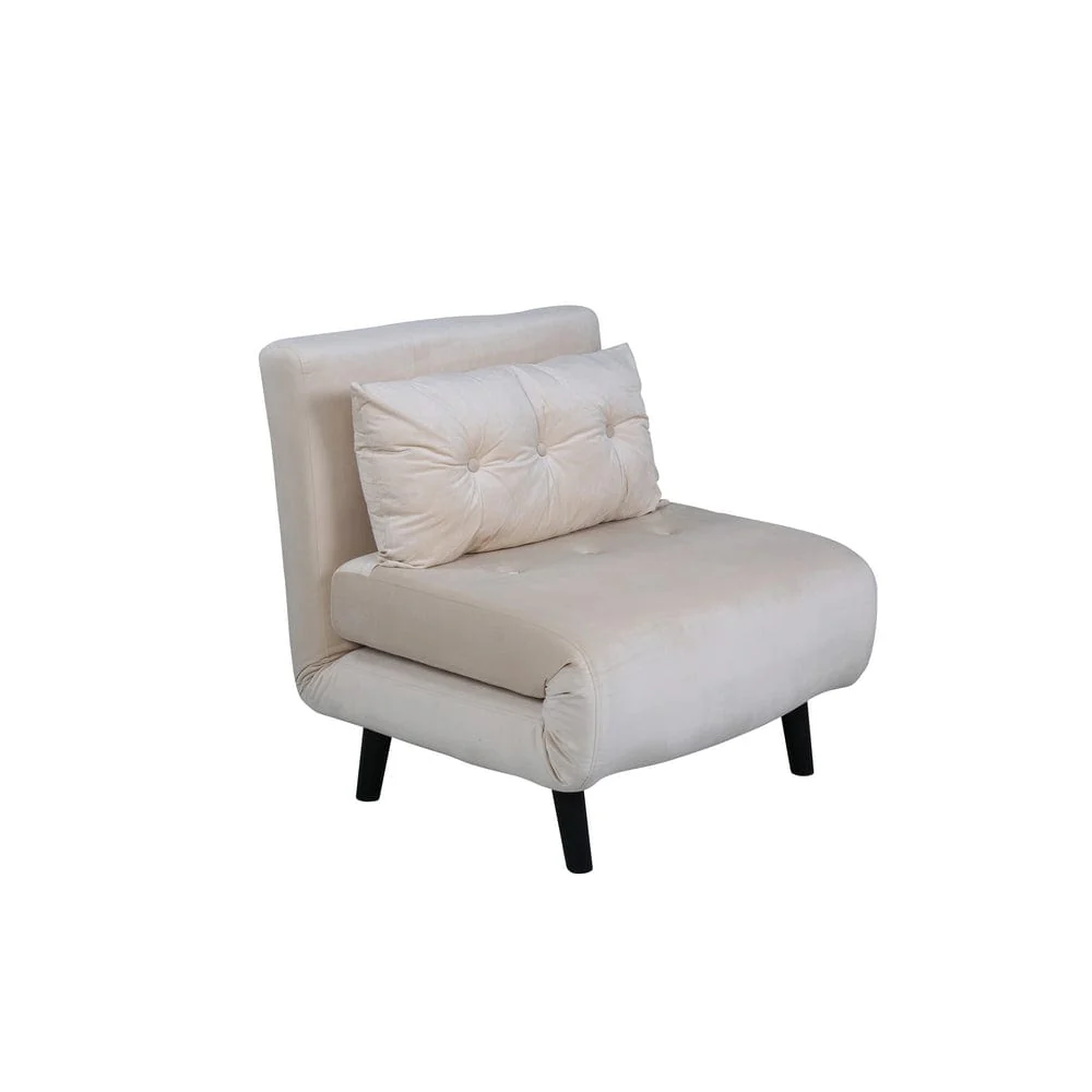 Venture Home Bäddsoffa Vicky Beige Sammet