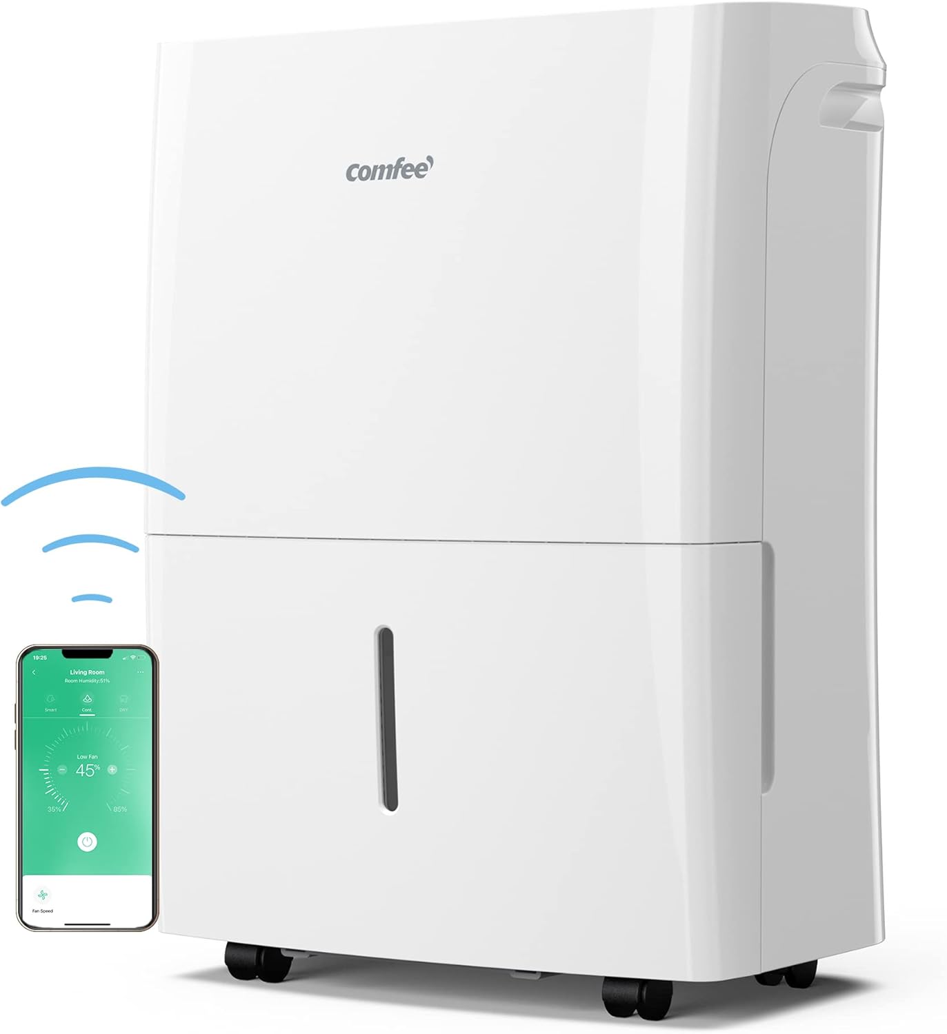 Comfee MDDP-30DEN7 Dehumidifier 30L/ 24h Room Dimensions approx 180 m³ (72 m²)