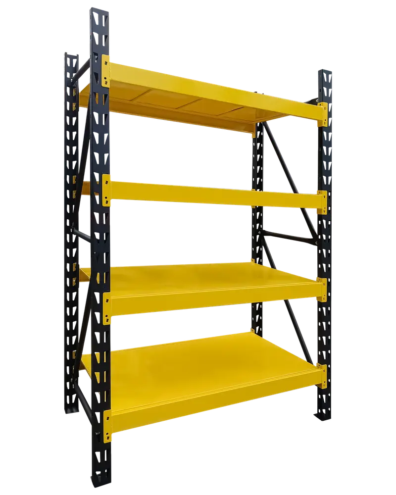 Lagerhylla 180X120X60 cm gul