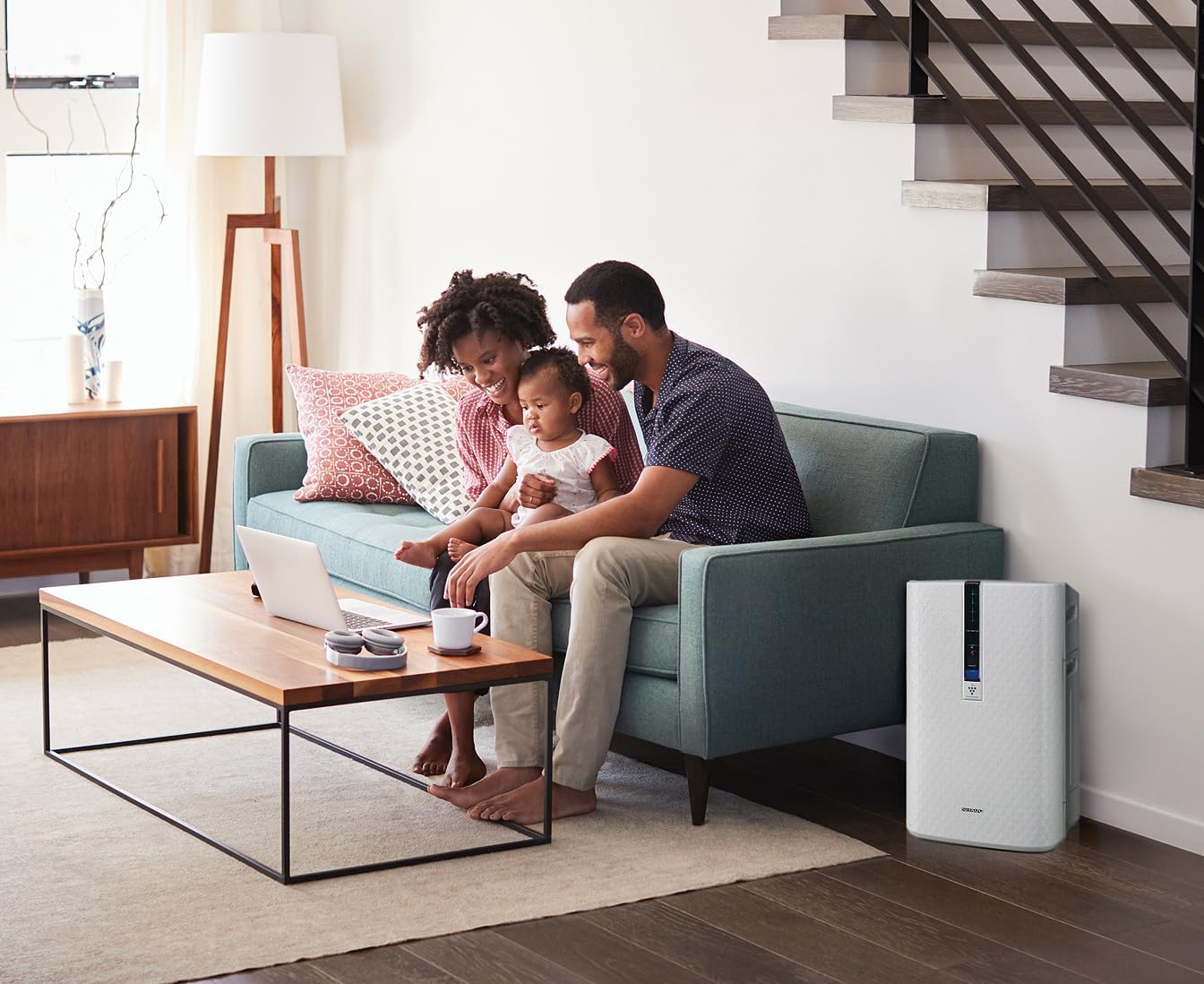 SHARP KC-850U Plasmacluster Air Purifier med fuktgivande funktion