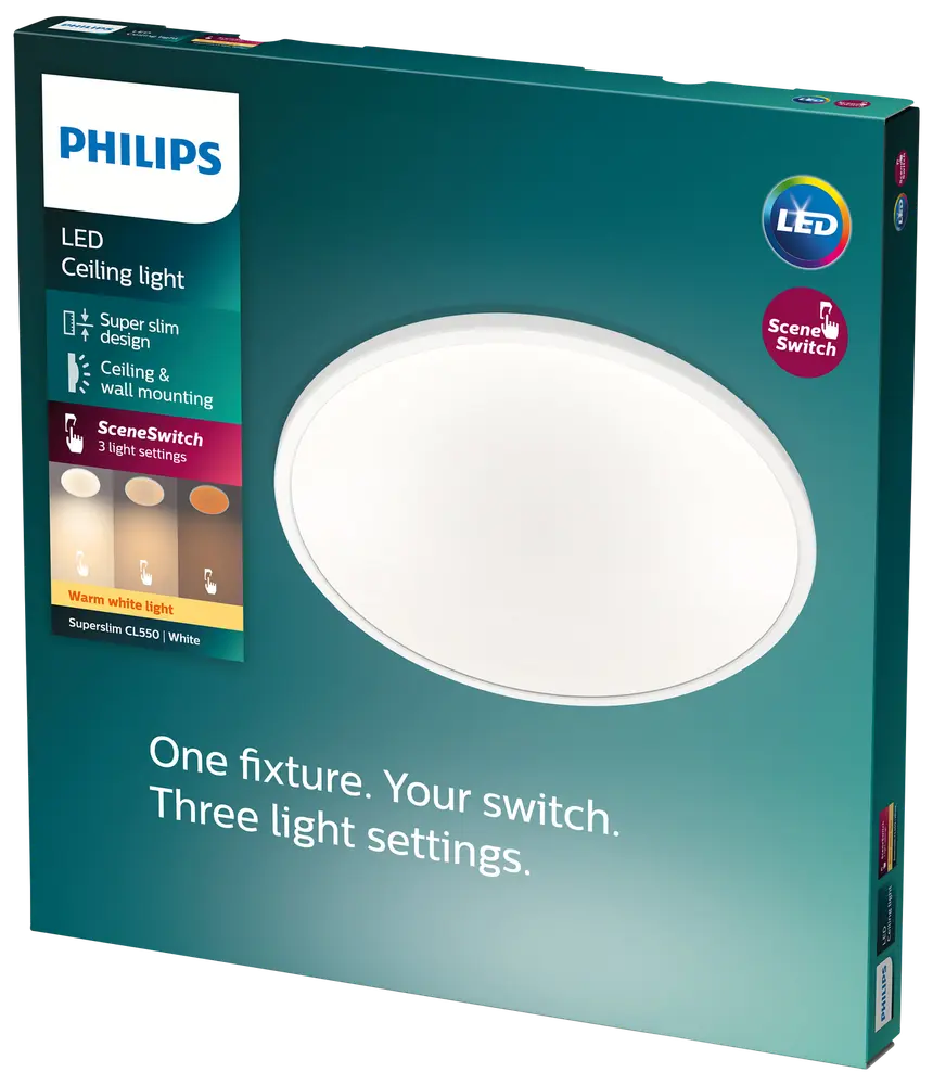 PHILIPS PLAFOND SUPERSLIM 18 W