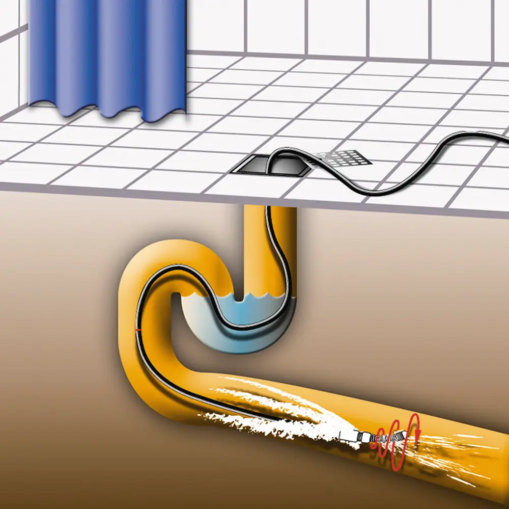 Nilfisk avlopps/rörrensare 15 m