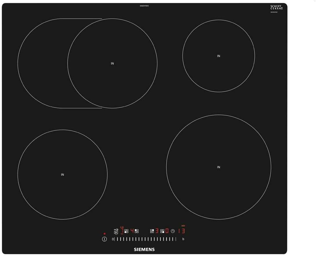 Siemens Spishäll EX801LYC1E iQ700, elektrisk, keramik, glaskeramik, 79,2 cm, Power Boost-funktion