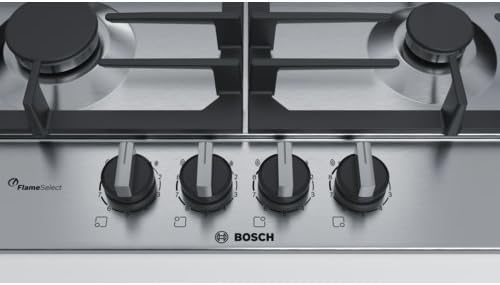 Bosch PKC845FP1D Series 6 Glass Ceramic Pouring (Autark), 80 cm Wide, Made in Germany, Frying Zone for Large Kitchen Utensils, PowerBoost Faster Cooking, DirectSelect Intuitive Operation