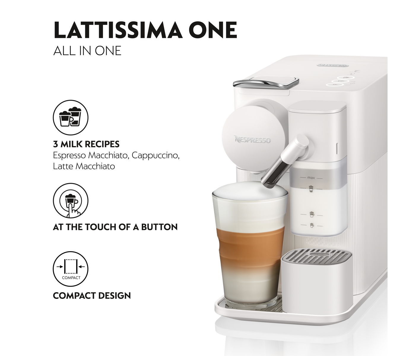 Nespresso Lattissima One White