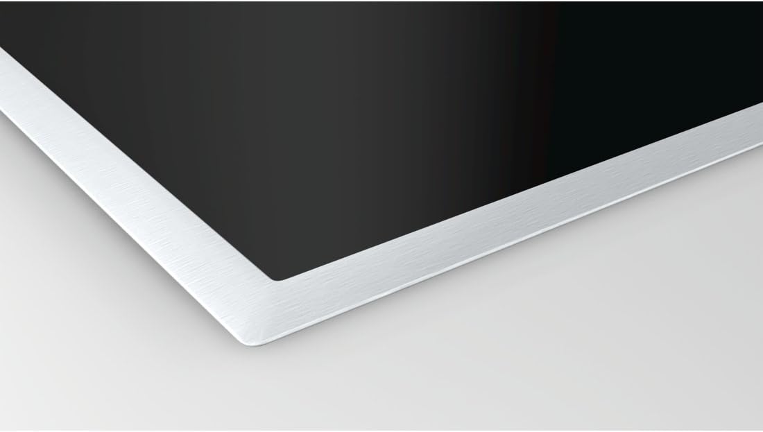 Bosch PKC845FP1D Series 6 Glass Ceramic Pouring (Autark), 80 cm Wide, Made in Germany, Frying Zone for Large Kitchen Utensils, PowerBoost Faster Cooking, DirectSelect Intuitive Operation