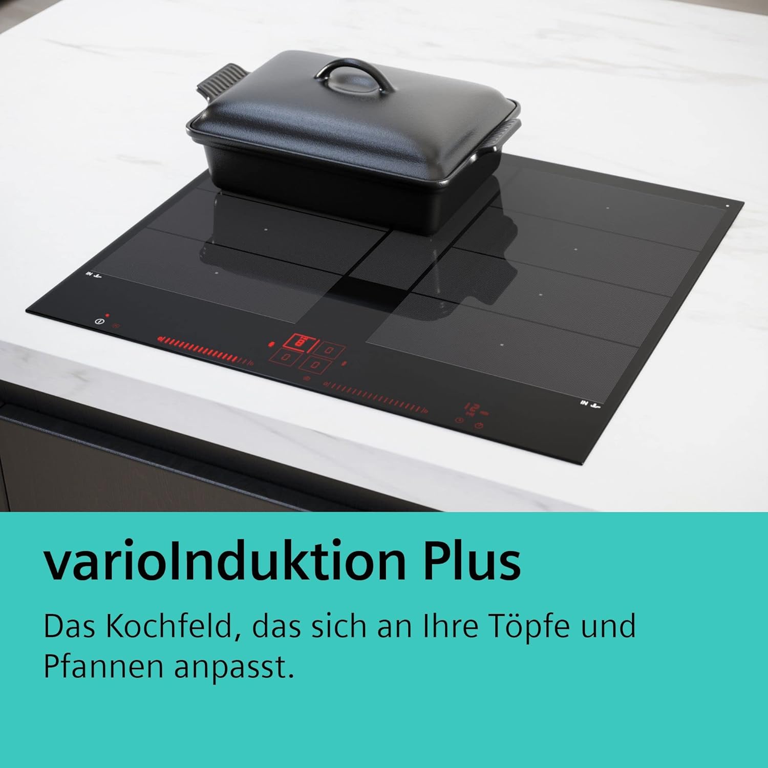 Siemens Spishäll EX801LYC1E iQ700, elektrisk, keramik, glaskeramik, 79,2 cm, Power Boost-funktion