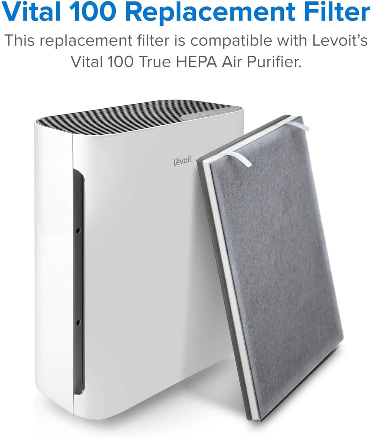 Levoit Core 600S LAP-C601S-WUS Luftrenare, Vit, ‎31.24 x 31.24 x 59.94 cm