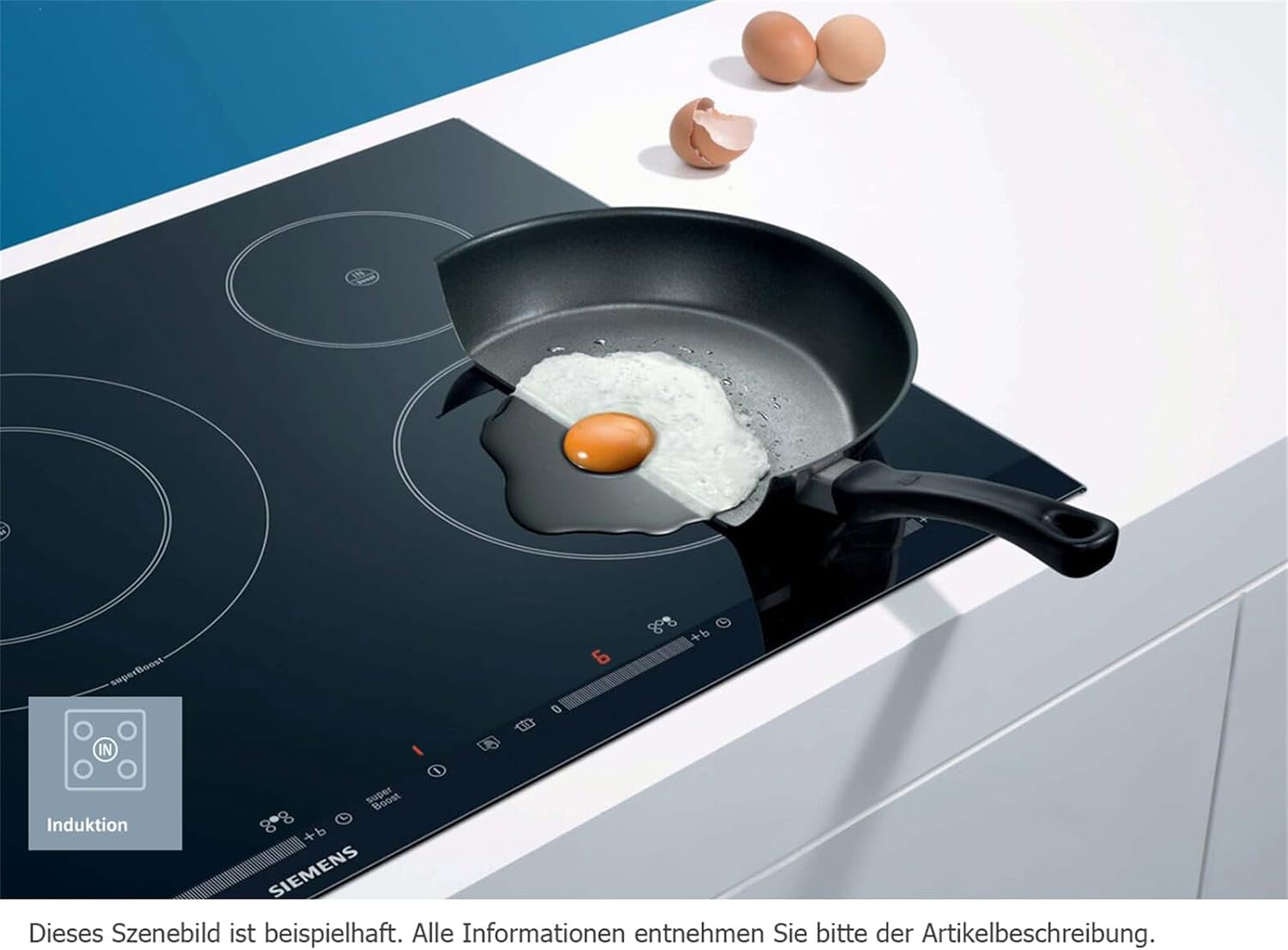 Siemens Spishäll EX801LYC1E iQ700, elektrisk, keramik, glaskeramik, 79,2 cm, Power Boost-funktion