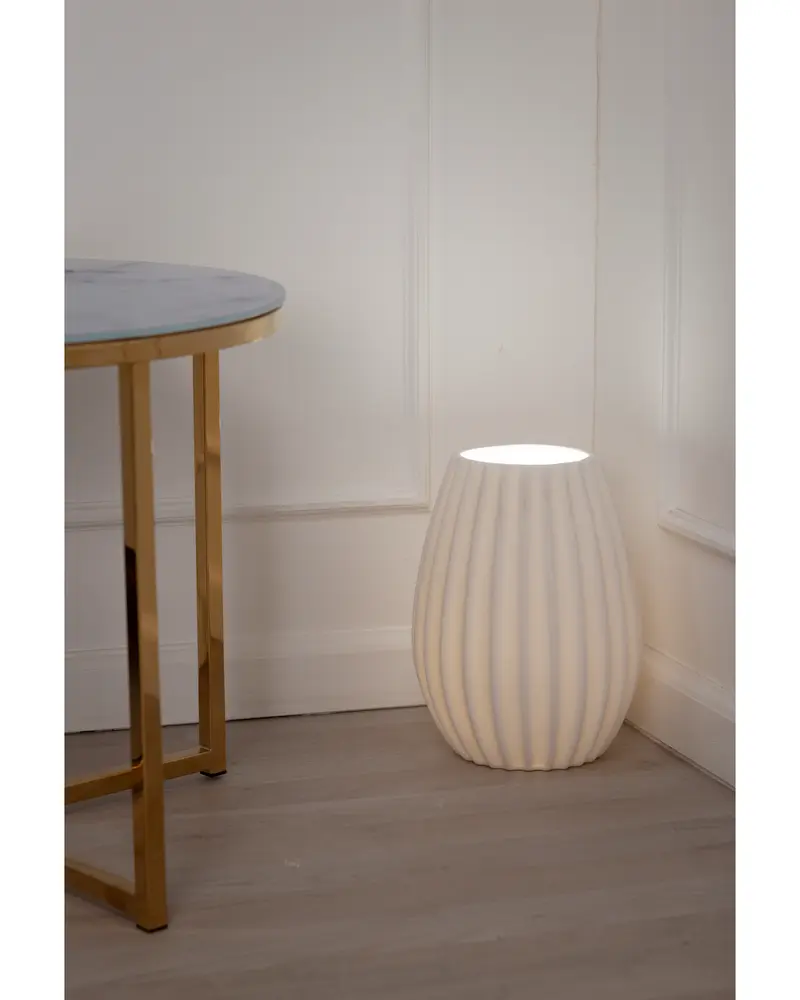 Porslinslampa 25,5 cm