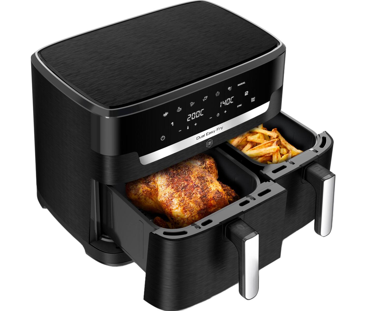 OBH XXL Dual Easy Fry 11 l. Bl ack