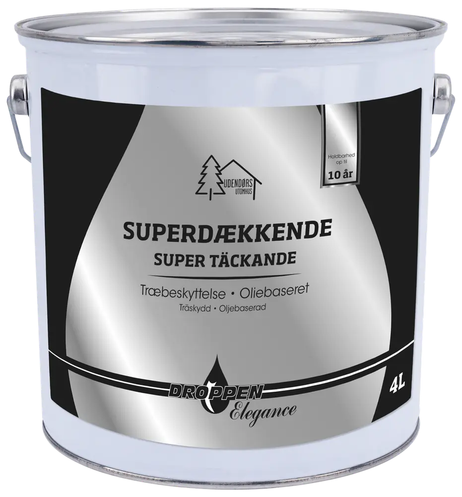 Trälasyr heltäckande röd 4 l