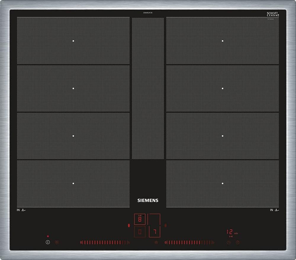 Siemens Spishäll EX801LYC1E iQ700, elektrisk, keramik, glaskeramik, 79,2 cm, Power Boost-funktion