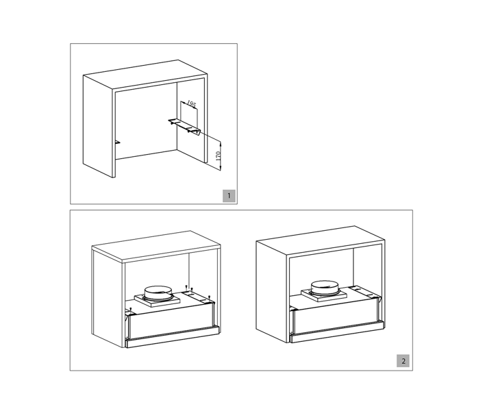Thermex York IV 60 cm grå/RF