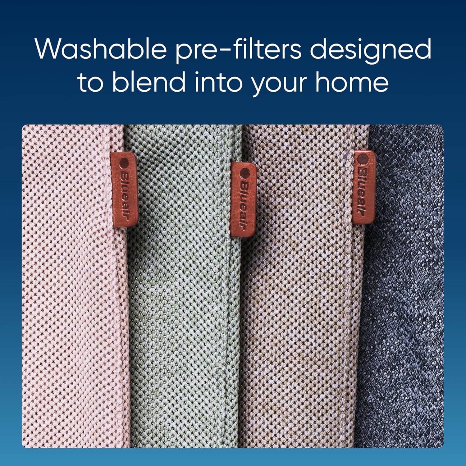 BLUEAIR tyst luftrenare för stora rum, upp till 206 m2 luftfiltrering per timme, HEPASilent luftrenare för allergiker som fångar upp virus och damm - Blue Pure 3450i Max