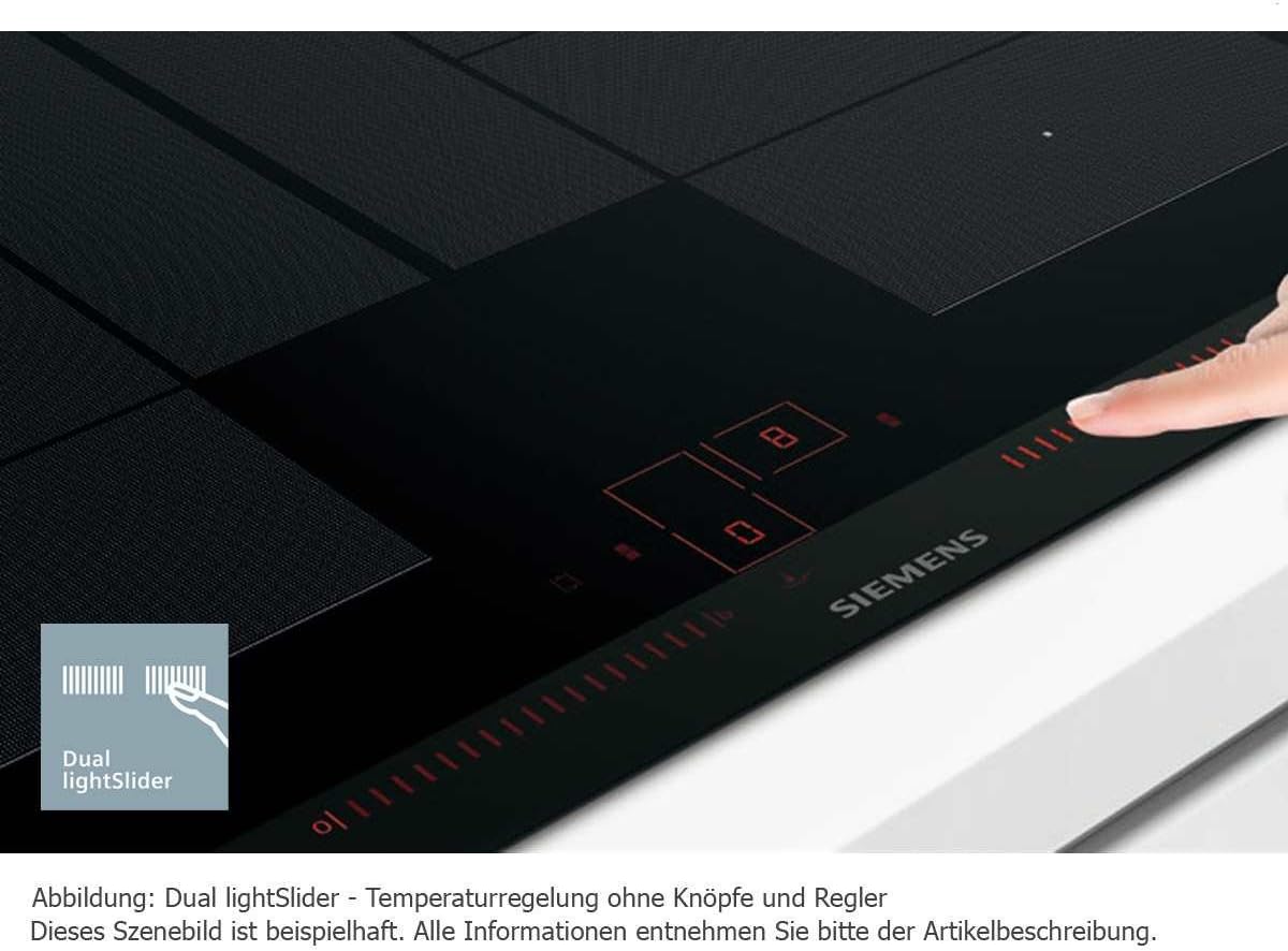 Siemens Spishäll EX801LYC1E iQ700, elektrisk, keramik, glaskeramik, 79,2 cm, Power Boost-funktion