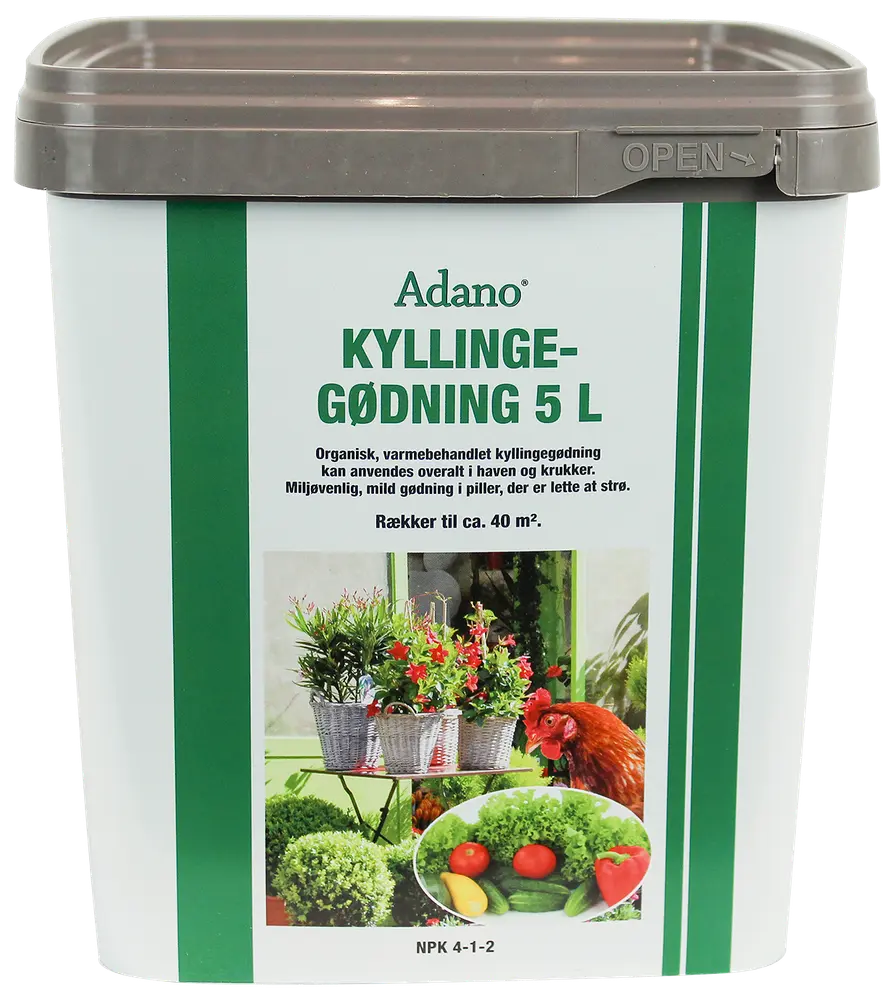 Adano Ekologiskt kycklinggödsel 5 L
