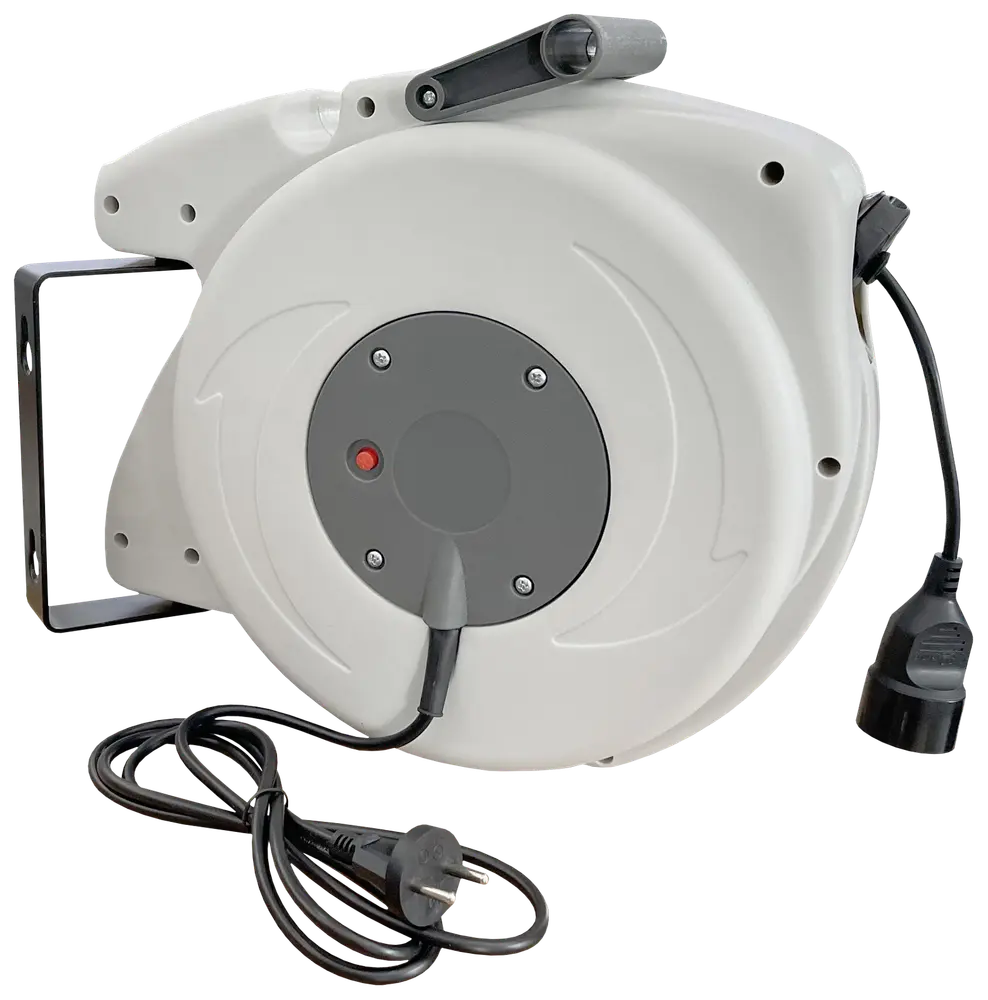 Kabelvinda med automatisk upprullning 15 + 2 m