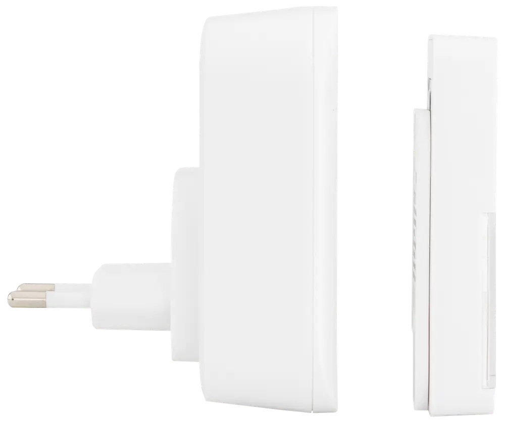 Bärbar trådlös dörrklocka med ljus