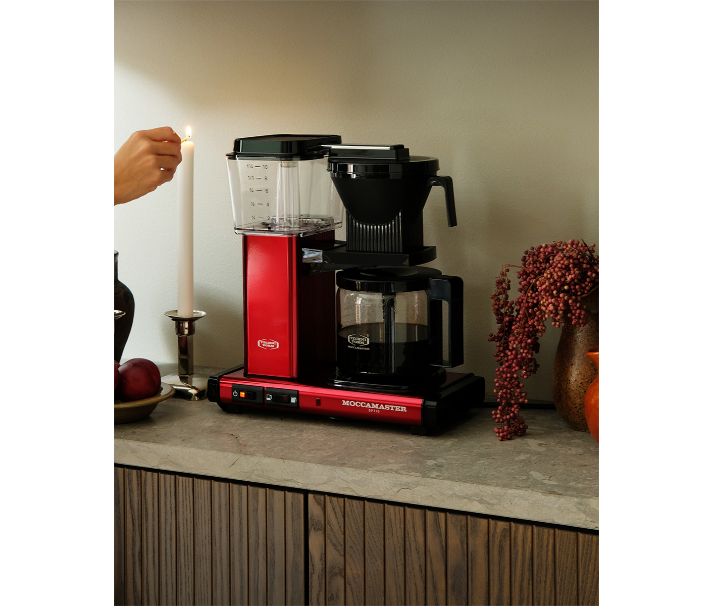 Moccamaster Optio Red Metallic