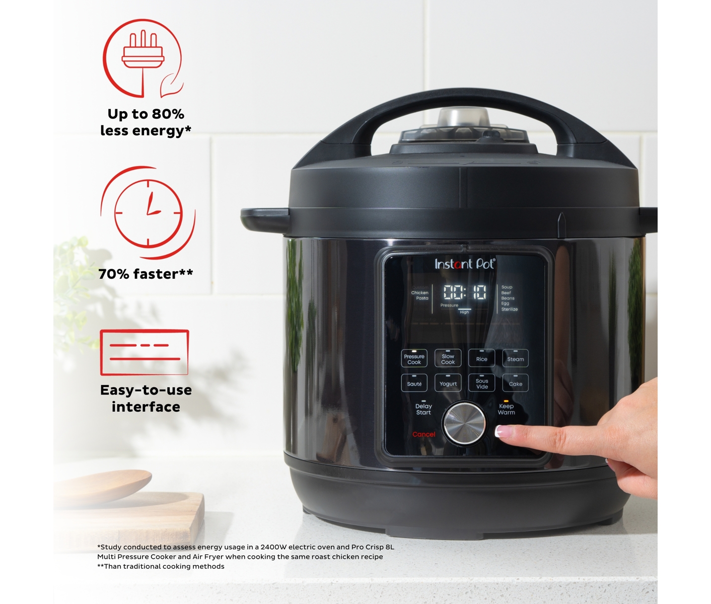 Instant Pot Duo Multicooker Plus Whisper Quiet