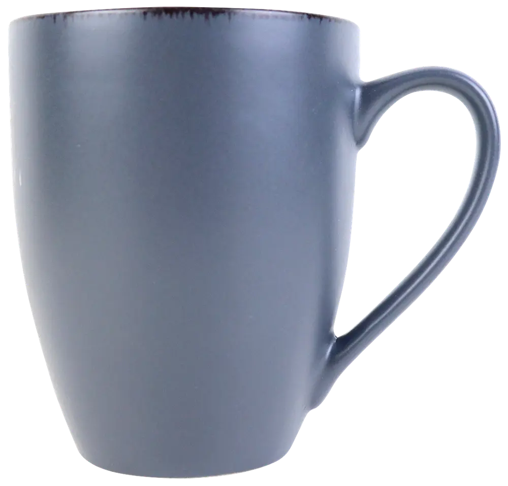 Servis stengods 16 delar - mörk grå