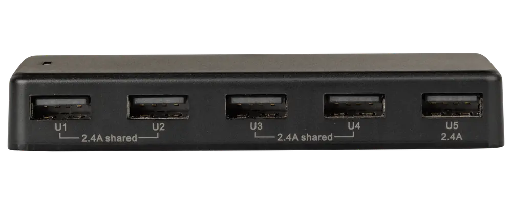Usb-laddare 5 uttag för bil