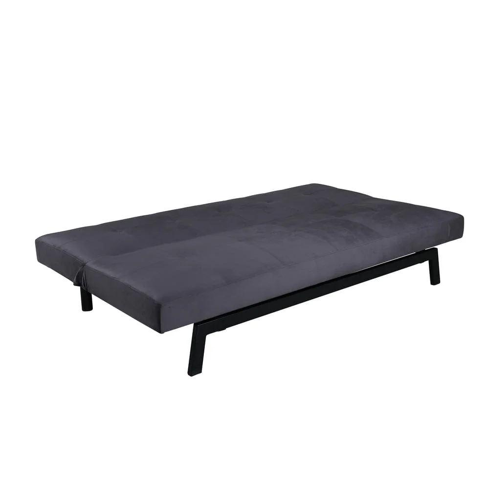 Venture Home Bäddsoffa Bodil Mörkgrå Sammet