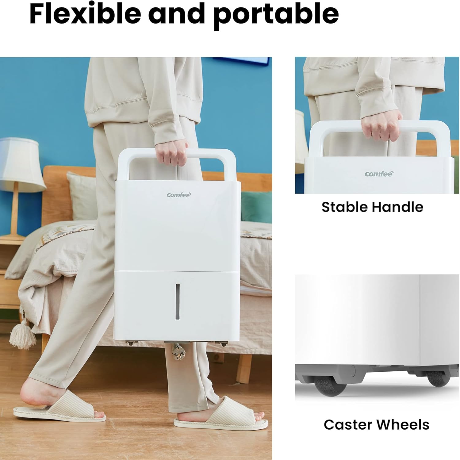 Comfee MDDP-30DEN7 Dehumidifier 30L/ 24h Room Dimensions approx 180 m³ (72 m²)