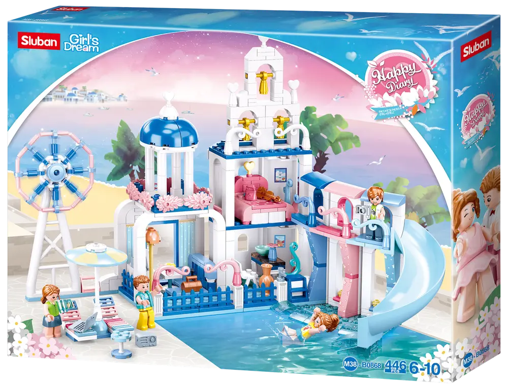 Sluban Girls Drömvilla M38-B0868 - 446 delar