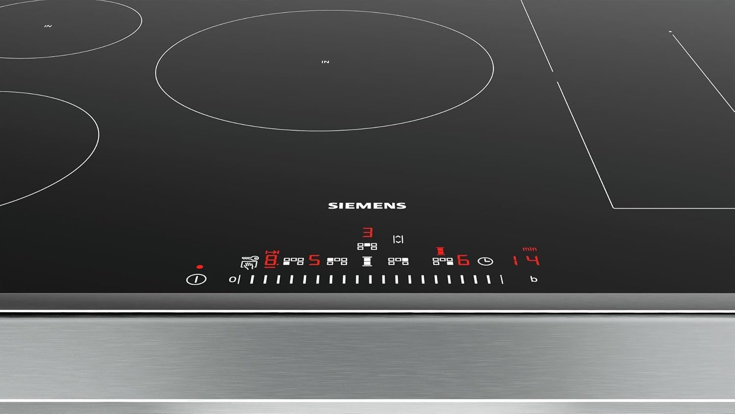 Siemens Spishäll EX801LYC1E iQ700, elektrisk, keramik, glaskeramik, 79,2 cm, Power Boost-funktion