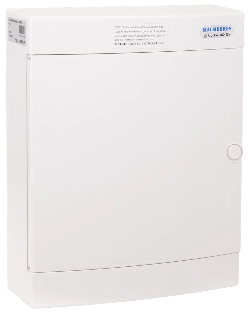 Förmonterad normcentral 24 modul - 2 rader