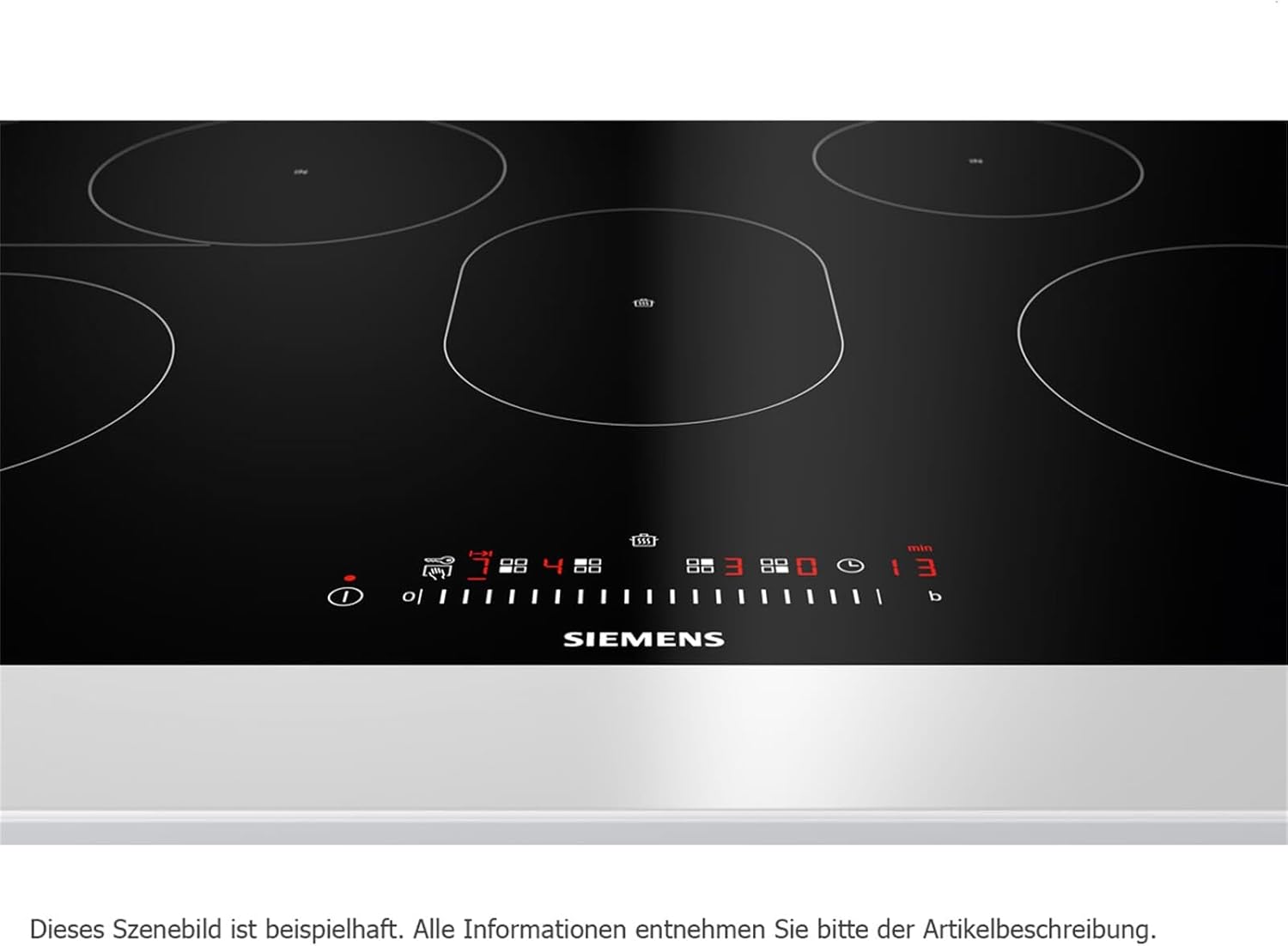 Siemens Spishäll EX801LYC1E iQ700, elektrisk, keramik, glaskeramik, 79,2 cm, Power Boost-funktion