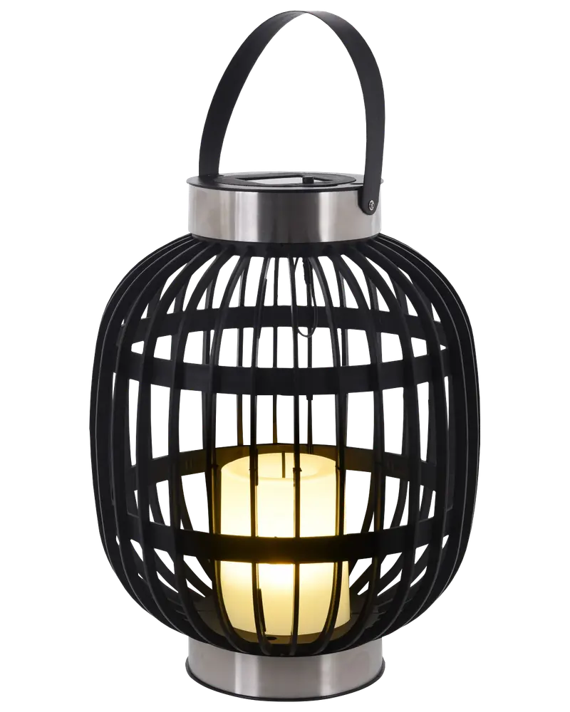 Solcellslampa oval 30 cm