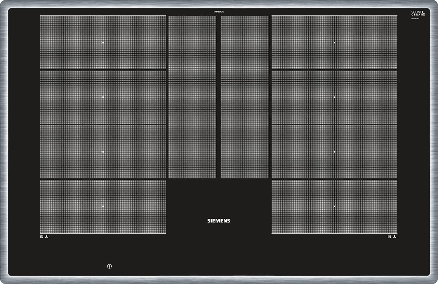 Siemens Spishäll EX801LYC1E iQ700, elektrisk, keramik, glaskeramik, 79,2 cm, Power Boost-funktion