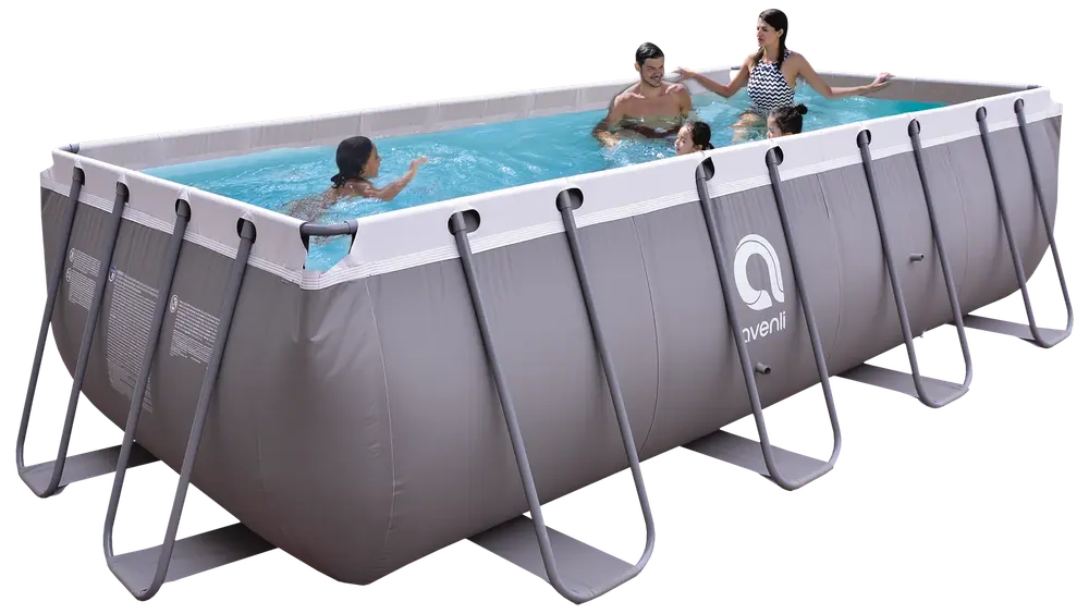 Pool med stålram 13752 l