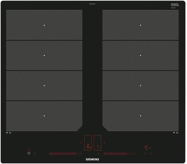 Siemens Spishäll EX801LYC1E iQ700, elektrisk, keramik, glaskeramik, 79,2 cm, Power Boost-funktion