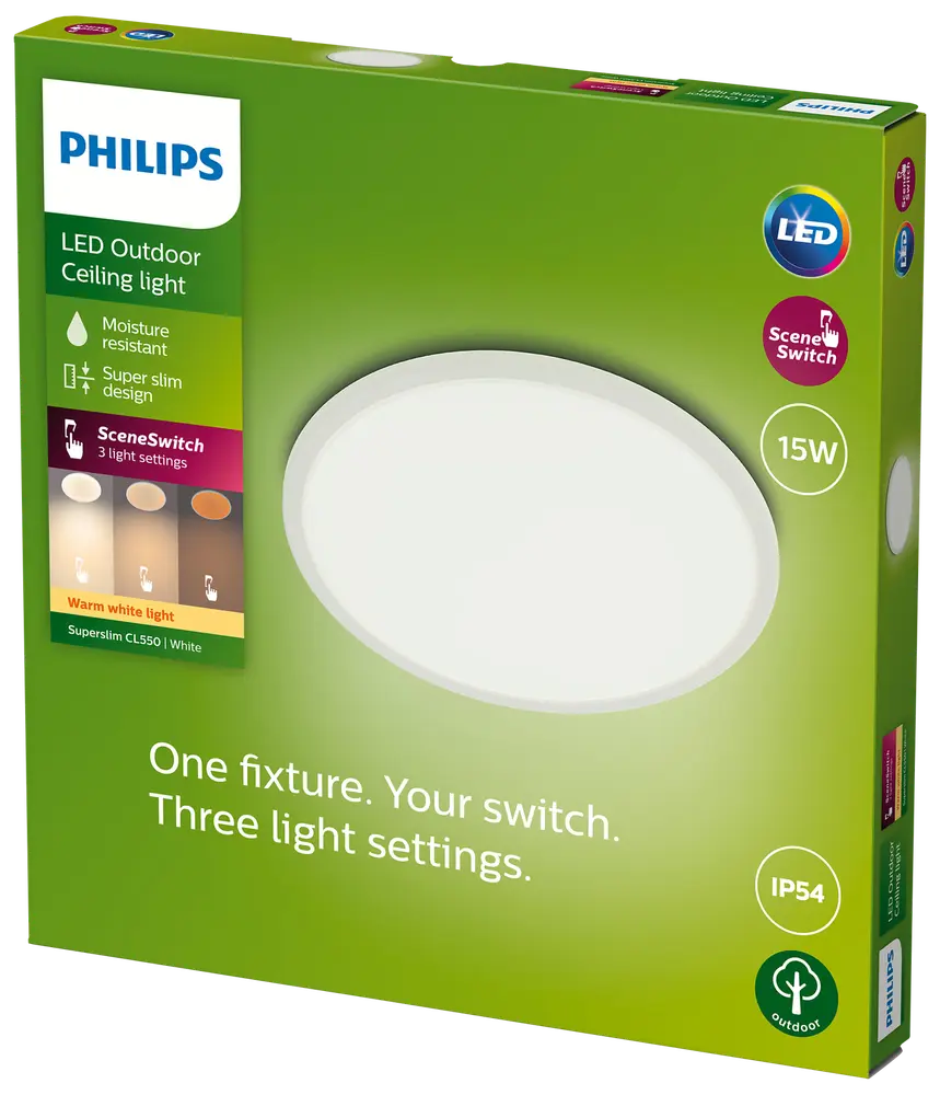 PHILIPS SUPERSLIM 15 W VIT