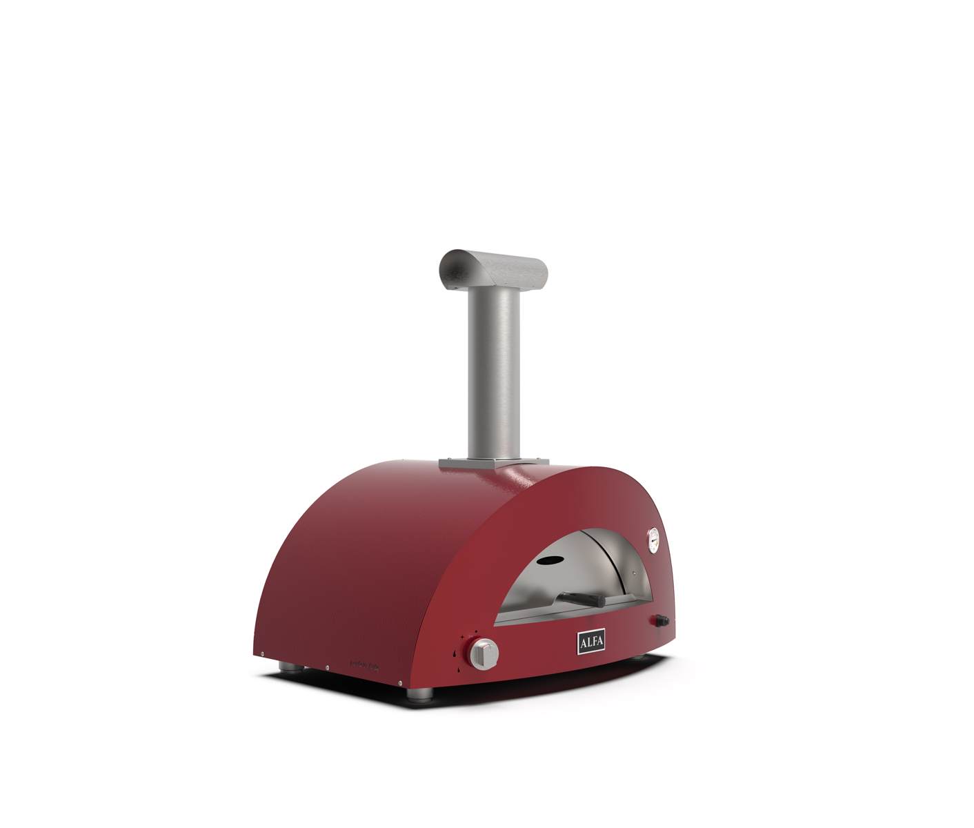 Alfa Forni MODERNO 2 Pizze Hybrid Red