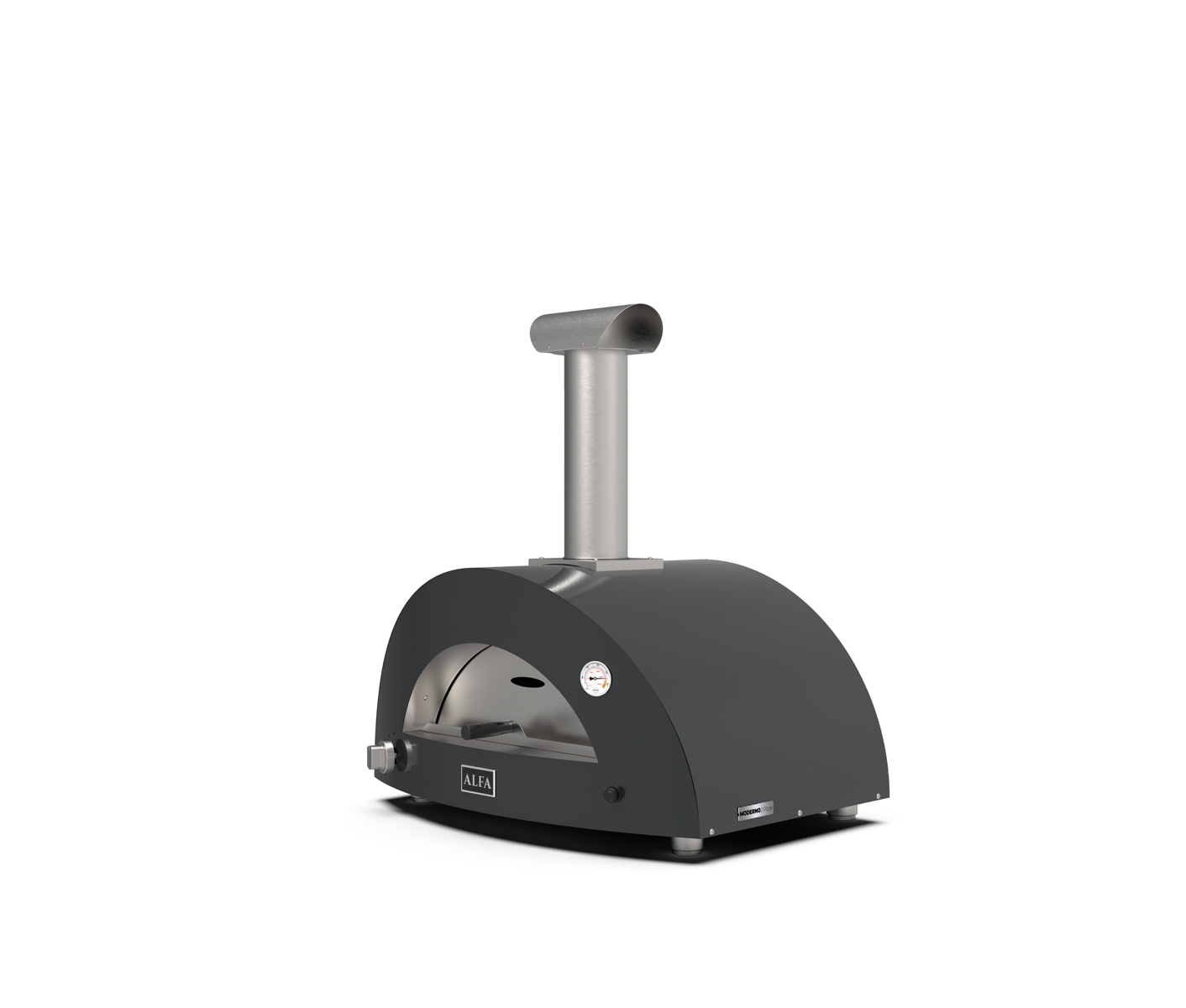 Alfa Forni MODERNO 2 Pizze Hybrid Grey