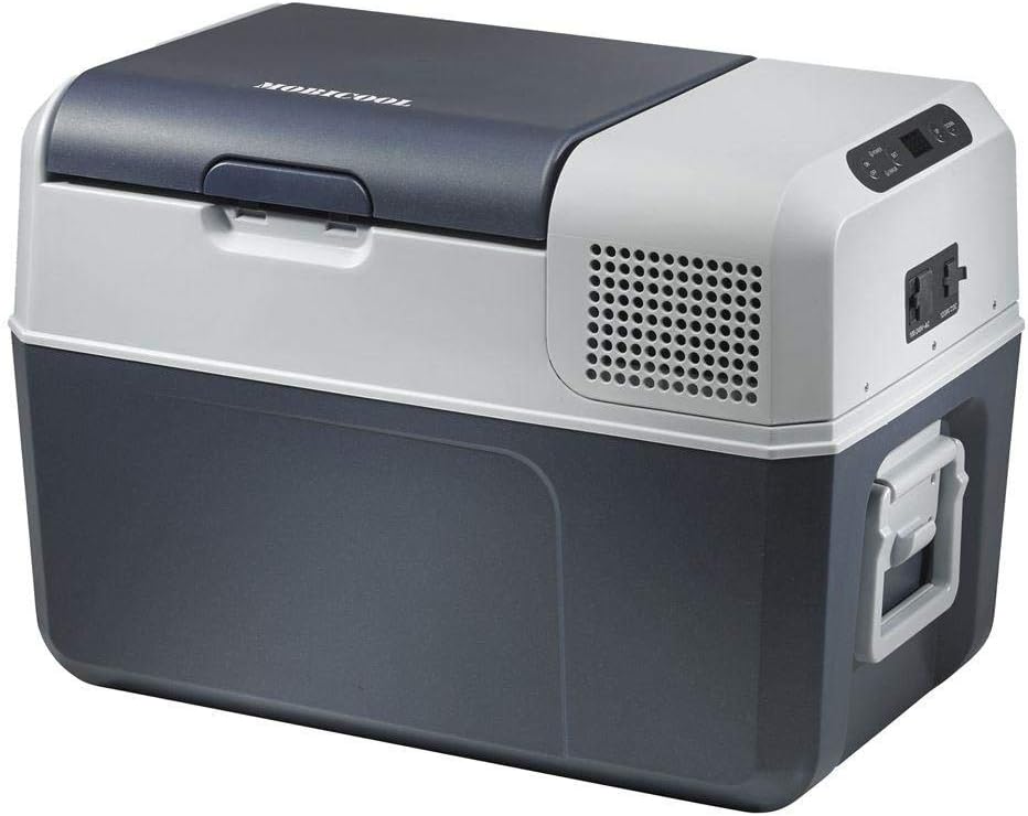 MobiCool FR40 38 L Compressor Cooler, Blue/Grey, Cool Box 12/24 V DC / 100 -240 V AC