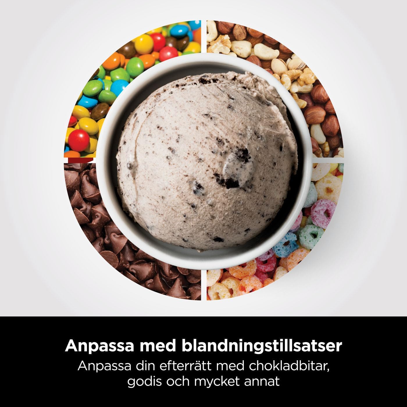 Ninja CREAMi Ice Cream and Frozen Dessert Maker with 3 Containers, 7 Programs for Ice Cream, Gelato, Sorbet, Smoothie Bowl, Milkshakes and More, Cooking 1.4 Litre Ice Cream, Black & Cup, NC300EUCP