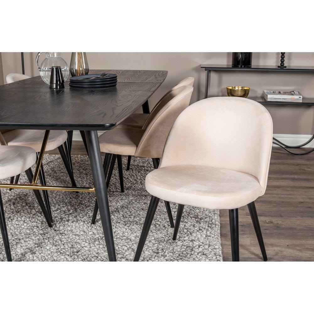 Venture Home Matstol Velvet 2-pack