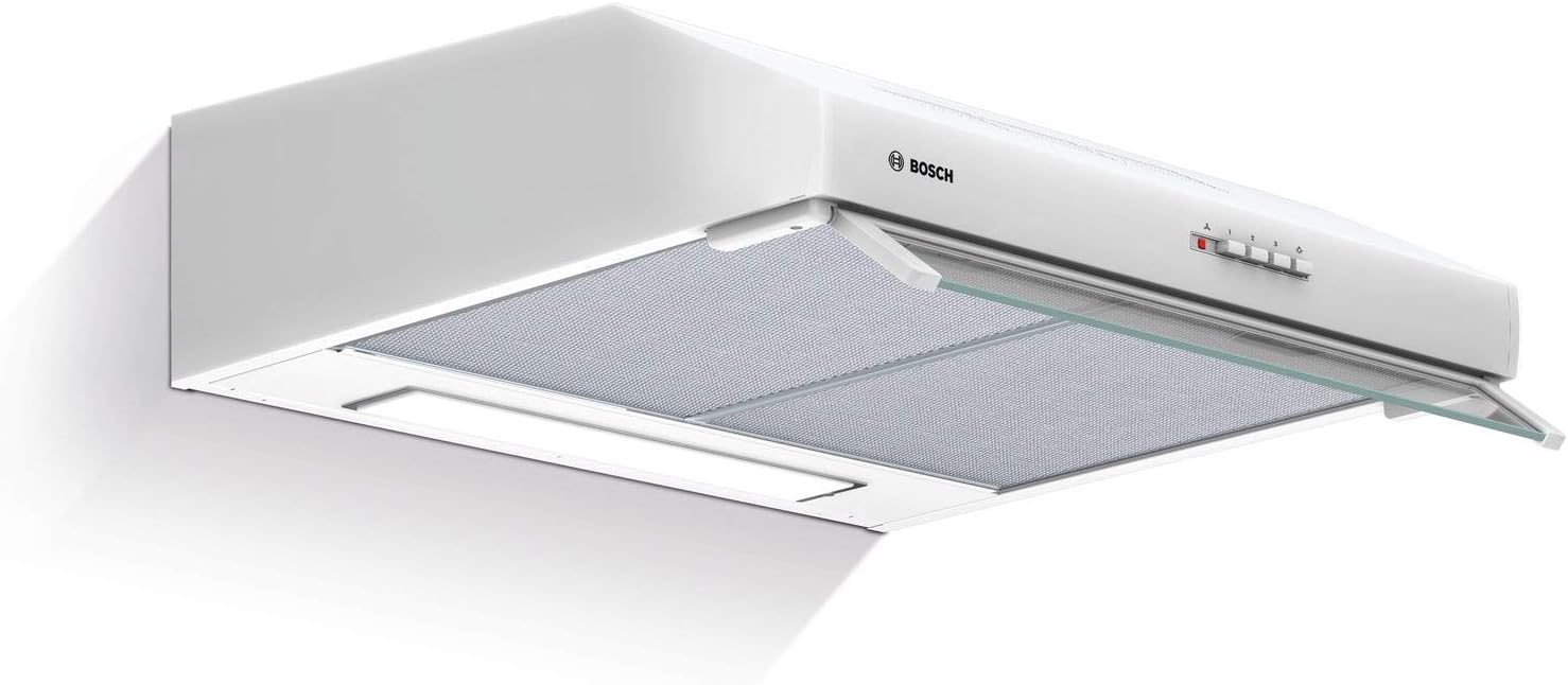 Bosch Electroménager DUL63CC50 Visir huva, 4-serien, 1 motor och 3 hastigheter sugkraft, LED-belysning, 60 cm, 146 W, rostfritt stål