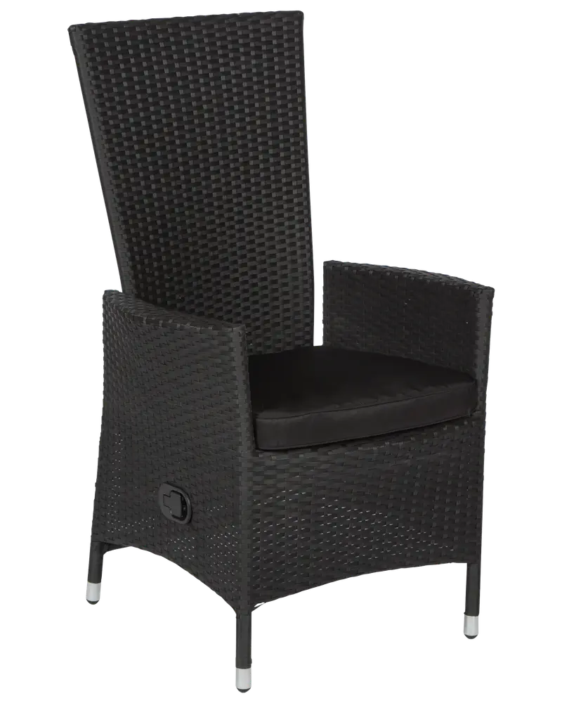 Malaga justerbar stol svart