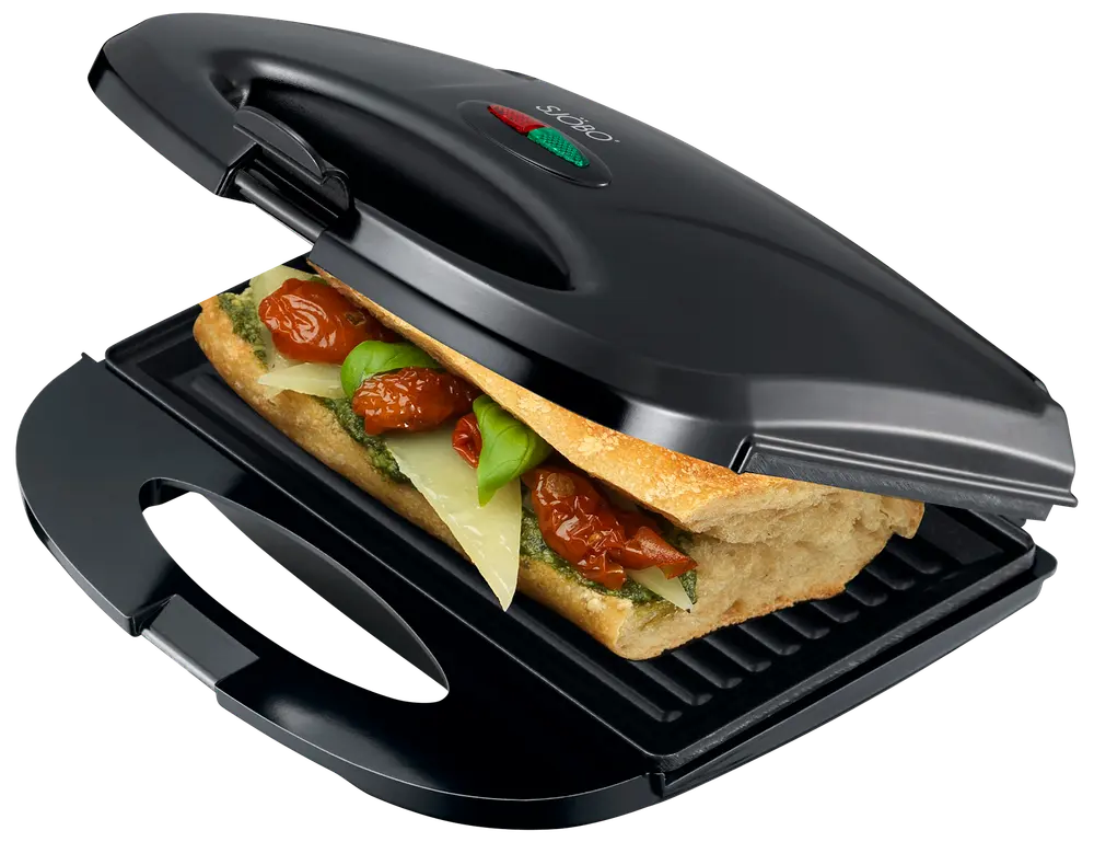 Smörgåsgrill med grillplatta - 750 W