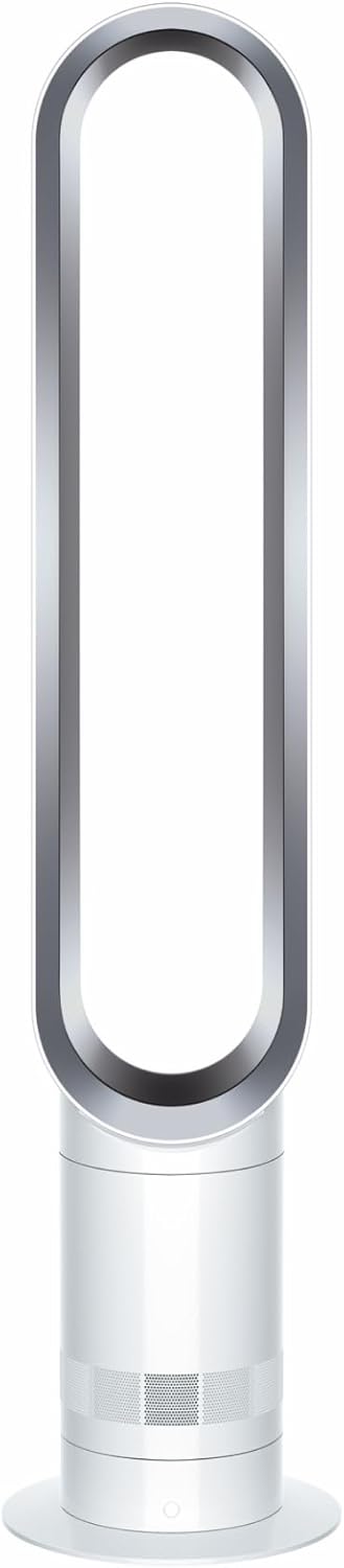 Dyson Hot+Cool Jet Focus AM09 - High Performance Cooling Fan and Fan Heater (White/Silver)