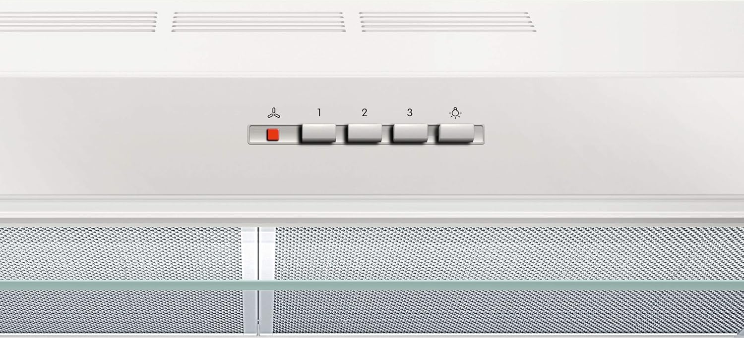 Bosch Electroménager DUL63CC50 Visir huva, 4-serien, 1 motor och 3 hastigheter sugkraft, LED-belysning, 60 cm, 146 W, rostfritt stål