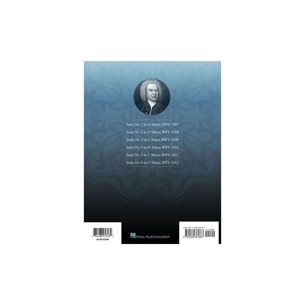 Hal Leonard Bach Cello Suites Bass Guitar – Thomann Ireland